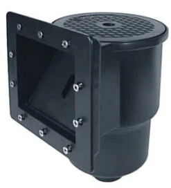 Aquaforte Zwarte Wandskimmer - Klein - Beton/foliewand