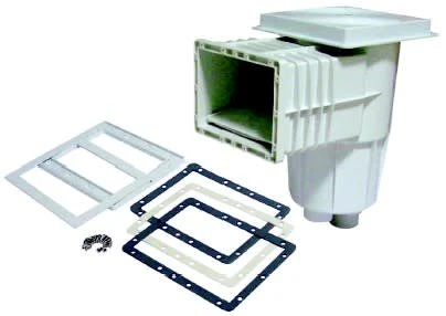 Aquaforte Witte Wandskimmer - Groot - Beton/foliewand 1 Aquaforte Witte Wandskimmer - Groot - Beton/foliewand