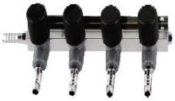 Europond Luchtverdeler 9mm 4 Uitgangen Met Kraan