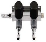 Europond Luchtverdeler 9mm 2 Uitgangen Met Kraan