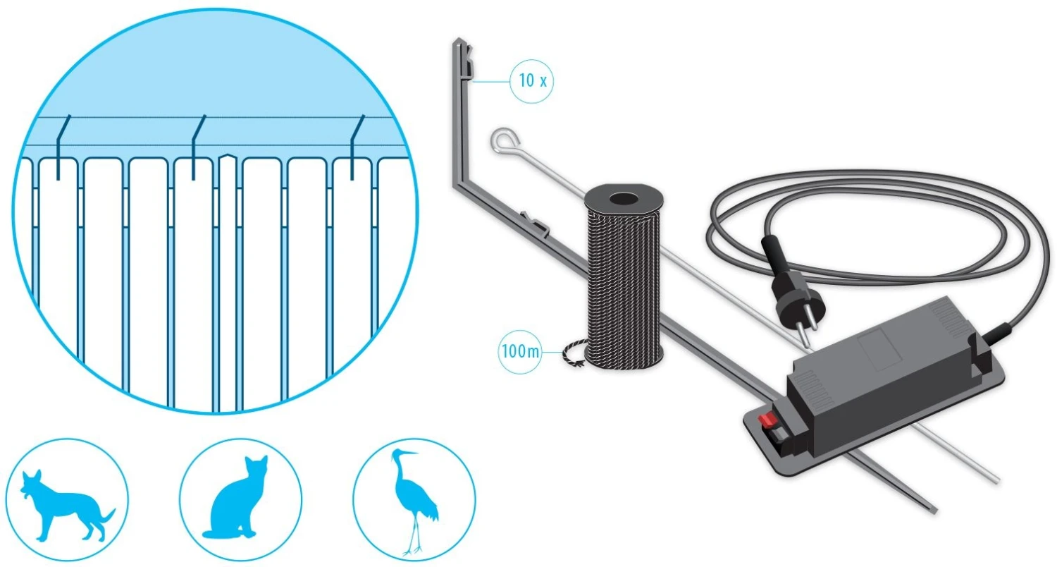 Aquaforte Garden Defence 100 - Afschrikdraad 3 Aquaforte Garden Defence 100 - Afschrikdraad - Afbeelding 3