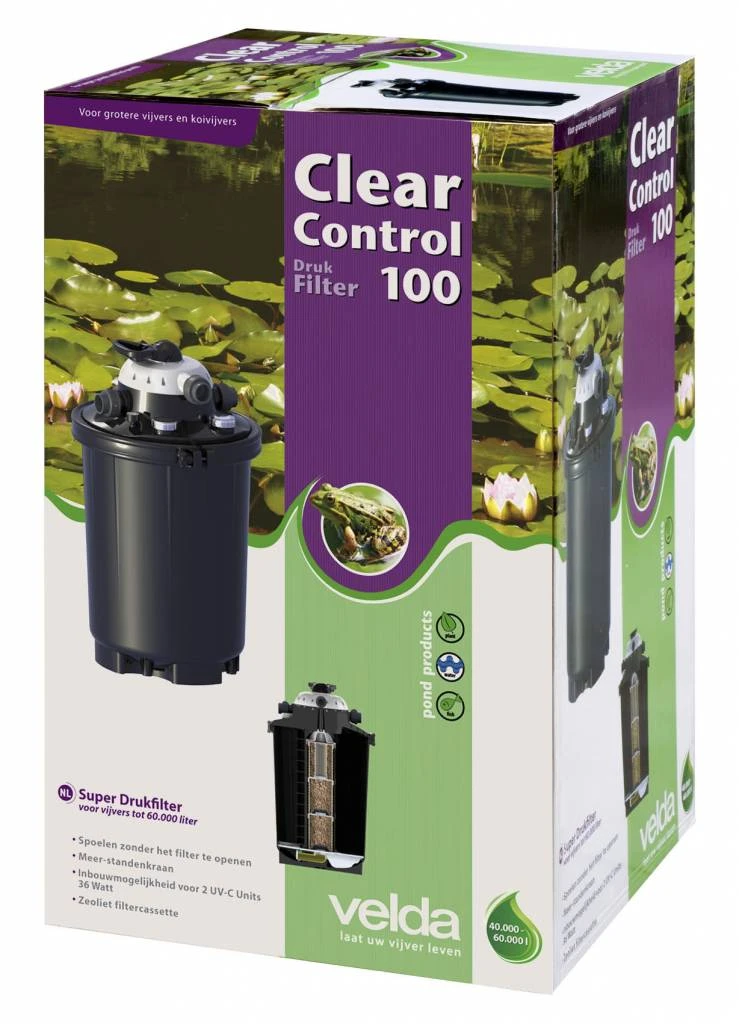 Velda Clear Control 100 Tot 60.000 Liter Vijver 1 Velda Clear Control 100 Tot 60.000 Liter Vijver