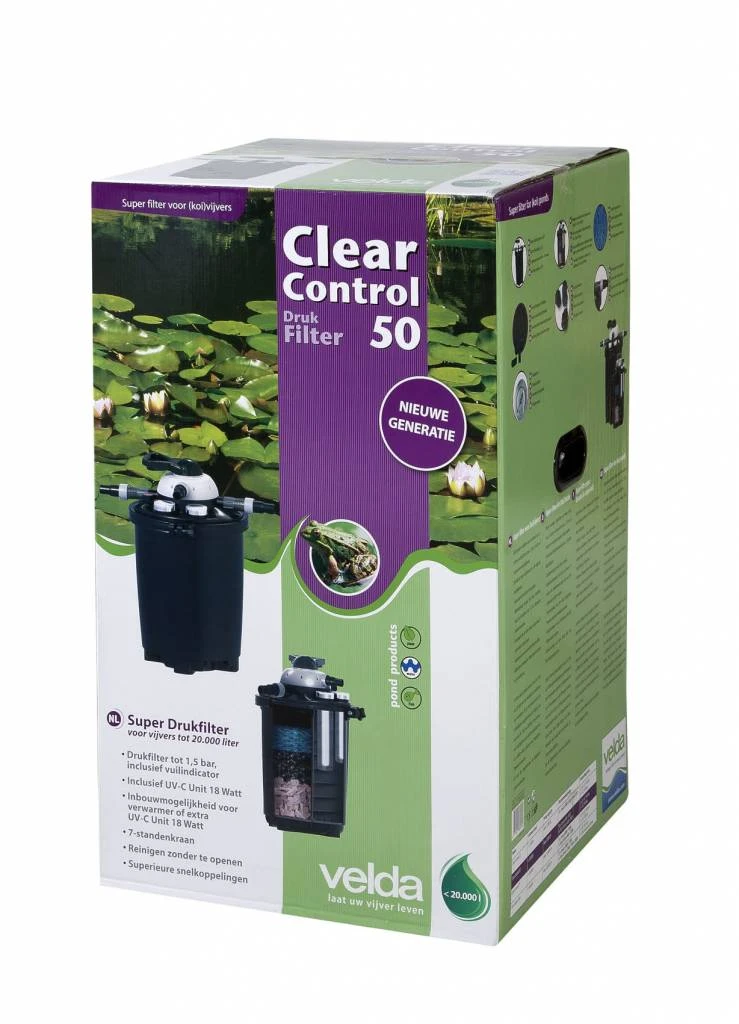 Velda Clear Control 50 + UV-C 18 Watt 1 Velda Clear Control 50 + UV-C 18 Watt