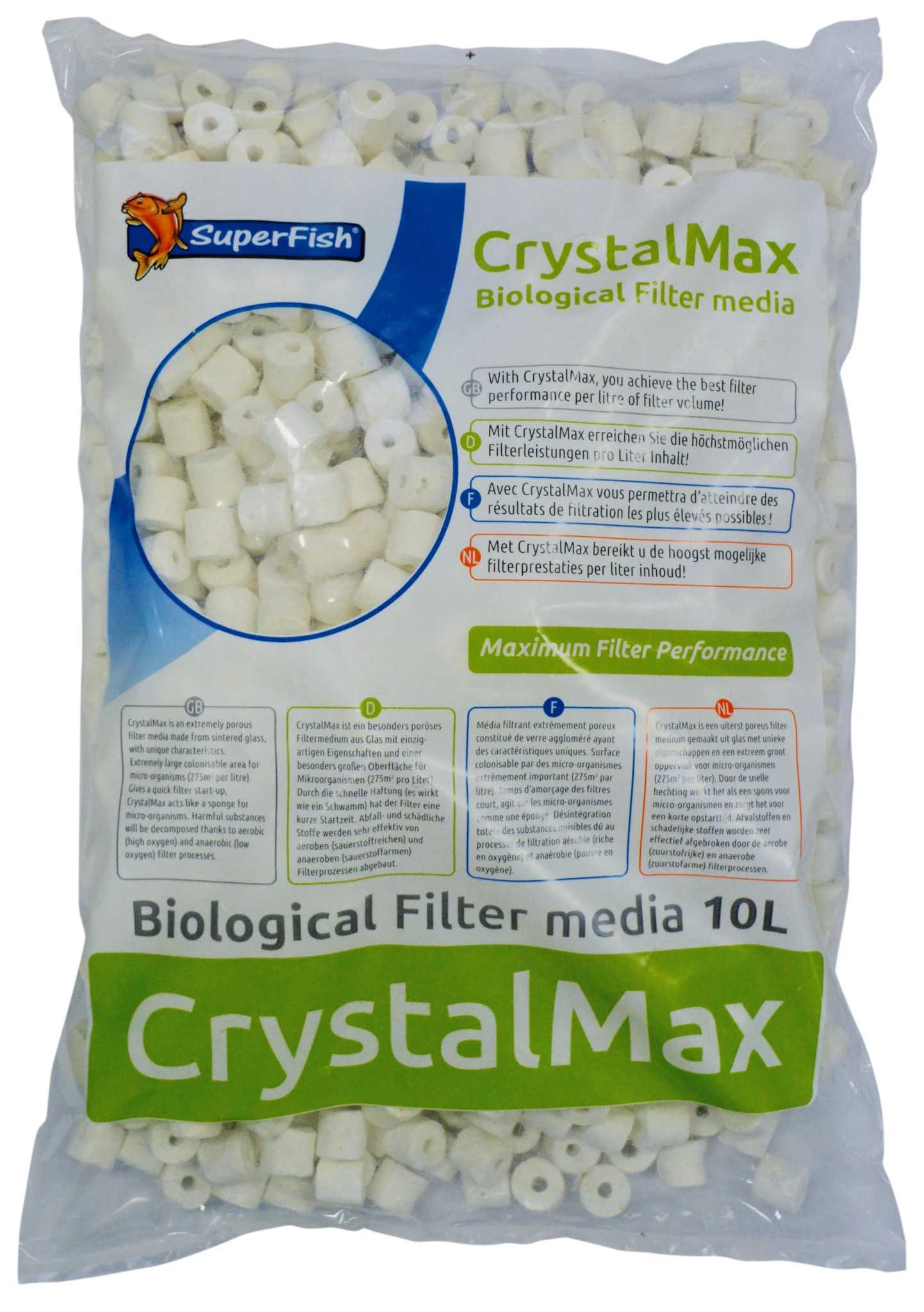 Superfish Crystalmax Zak 10 Liter 1 Superfish Crystalmax Zak 10 Liter